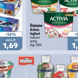 Joghurt danone  bei Aktiv Irma