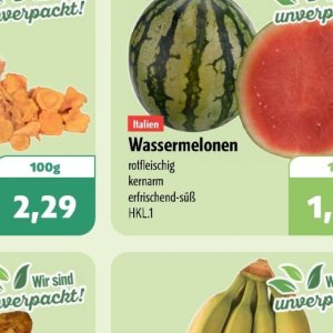 Wassermelonen bei Aktiv Irma