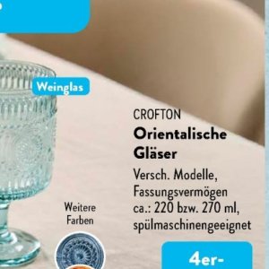Gläser bei Aldi SÜD