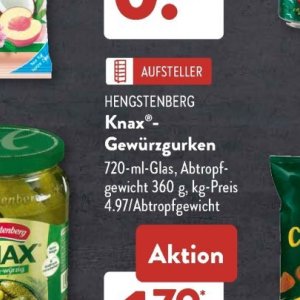 Glas bei Aldi SÜD