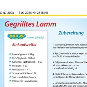 Lamm bei Mix Markt