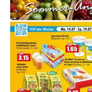 Eis bei Mix Markt