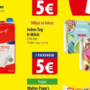 Milch bei Famila Nord Ost