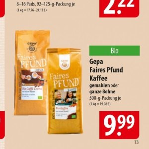 Kaffee bei Famila Nord Ost