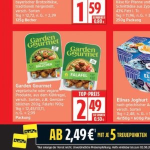 Falafel bei Elli Markt