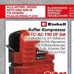 Koffer bei Centershop