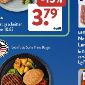 Burger bei Aldi SÜD