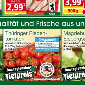 Tomaten bei Norma