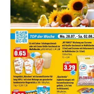 Eis bei Mix Markt