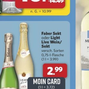 Sekt bei Combi