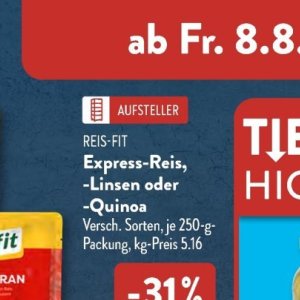 Reis bei Aldi SÜD