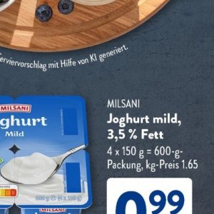 Joghurt bei Aldi SÜD