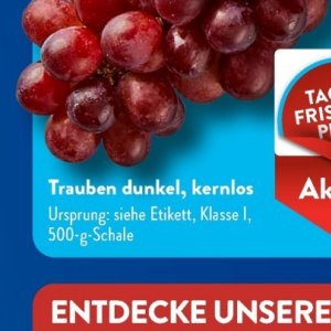 Trauben bei Aldi SÜD