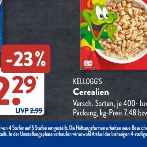 Kellogg's bei Aldi SÜD