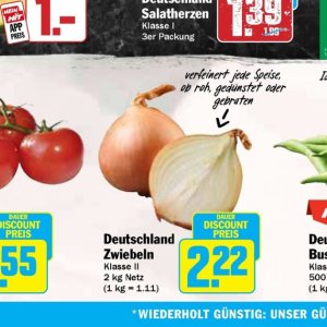 Zwiebeln bei Hit