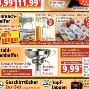Einmachglas bei Norma