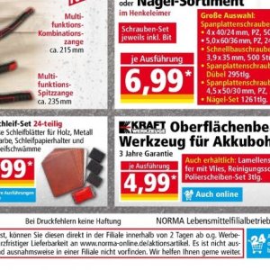 Werkzeug bei Norma