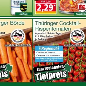Tomaten bei Norma