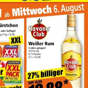 Rum havana club Havana Club bei Norma