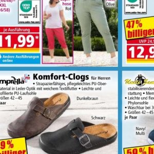 Clogs bei Norma