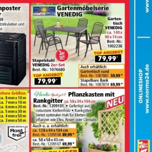 Gartentische bei Norma