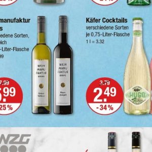 Wein bei V-Markt