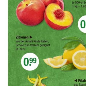Zitronen bei V-Markt