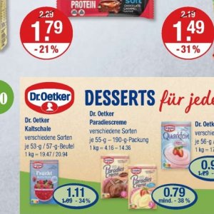 Desserts bei V-Markt