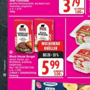Burger bei Elli Markt