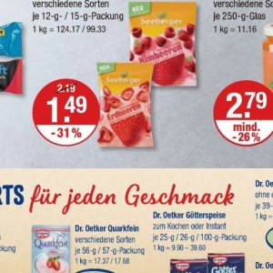 Erdbeeren bei V-Markt