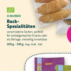 Snacks bei BioMarkt