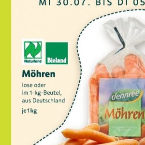 Möhren bei BioMarkt