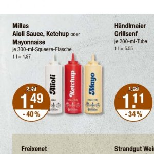 Ketchup bei V-Markt