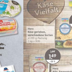 Käse bei V-Markt