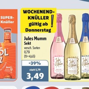 Mumm bei Aktiv Irma