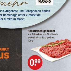 Hackfleisch bei V-Markt