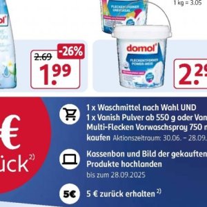 Waschmittel bei Rossmann