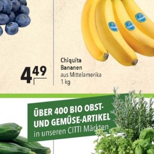 Bananen bei Citti Markt