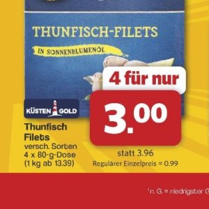 Thunfisch bei Famila Nord West
