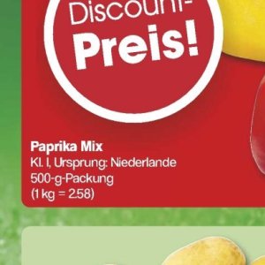 Paprika bei Famila Nord West