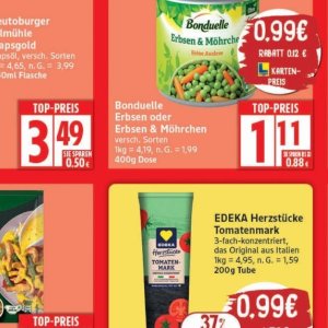 Erbsen bei Elli Markt