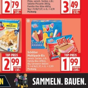 Eis bei Elli Markt