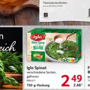 Spinat bei Selgros