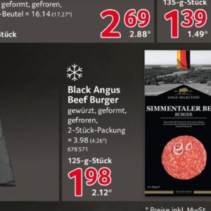 Burger bei Selgros