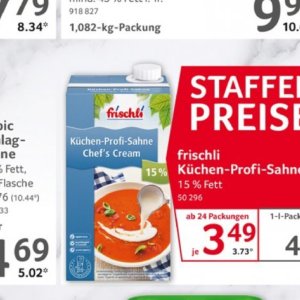 Sahne bei Selgros