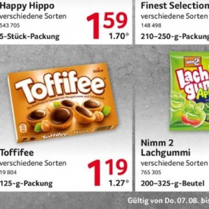 Schokolade bei Selgros
