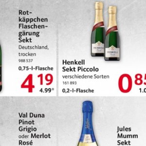Sekt bei Selgros