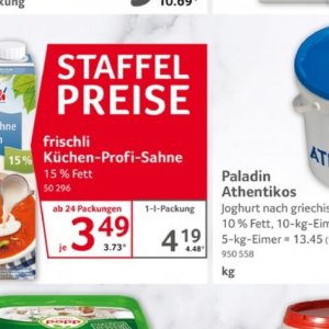 Sahne bei Selgros