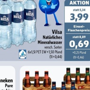 Mineralwasser bei Aktiv Irma