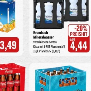Mineralwasser bei Feneberg